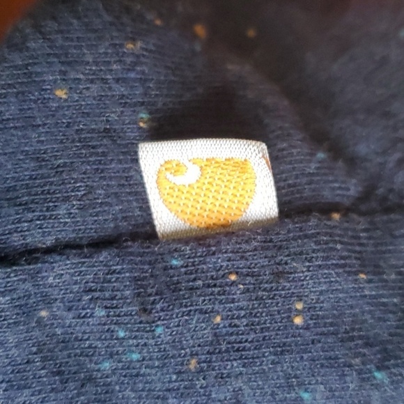 Carharrt VINTAGELS navy fleck rugged workweek tee shirt small (4-6) relaxed fit - Picture 5 of 7